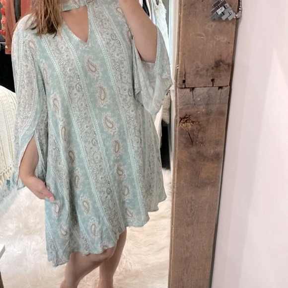 Andree by unit paisley floral dress size large - Picture 1 of 8